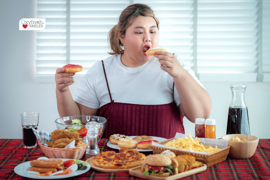 junk food, bau mulut, kesehatan gigi dan mulut